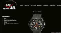 Desktop Screenshot of 1010-watches.com