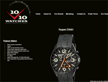 Tablet Screenshot of 1010-watches.com